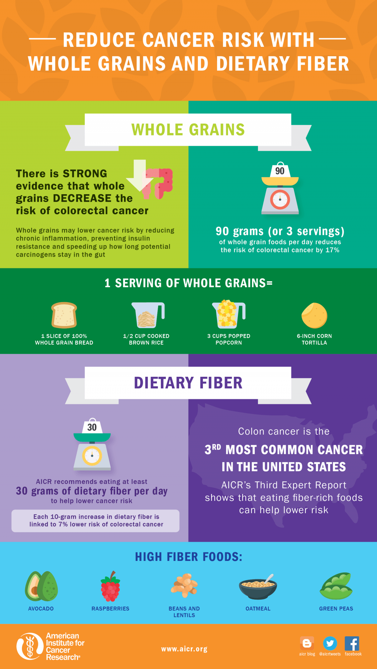 whole grains and dietary fiber